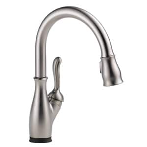 Delta Single Handle Kitchen Faucet with Pull Down Sprayer