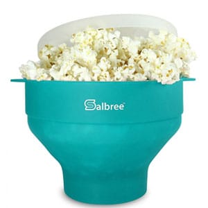 Collapsible Popcorn Bowl, Salbree Microwave Popcorn Popper