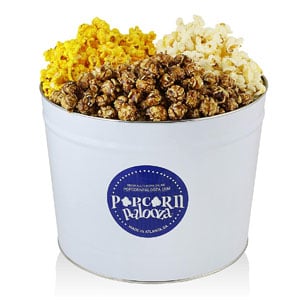 Popcorn Palooza Gourmet Popcorn Tins 2 Gallon Cheese