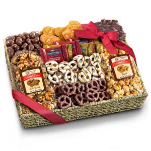 Golden State Fruit Chocolate Caramel & Crunch Grand Gift Basket