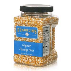 Franklin’s Gourmet Popcorn Certified USDA