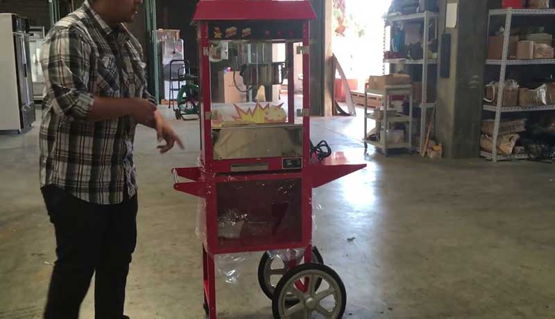 Popcorn Machine With Cart