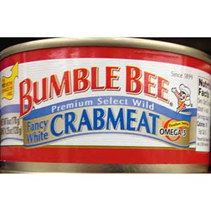 Bumble Bee 6oz. White Crabmeat