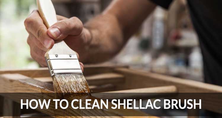 how to clean shellac brush