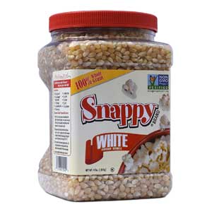 Snappy White Popcorn For Popcorn Machine, 4 Pounds