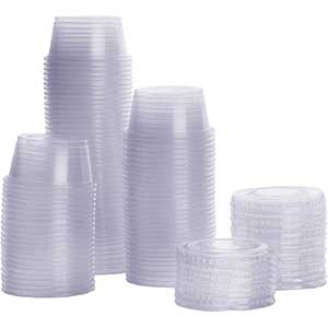 Comfy Package Containers for Jello Shots | 2 oz. Capacity | 100 Sets