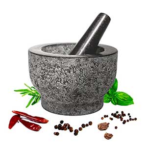 Best Mortar And Pestle: Granite Mortar and Pestle by HiCoup