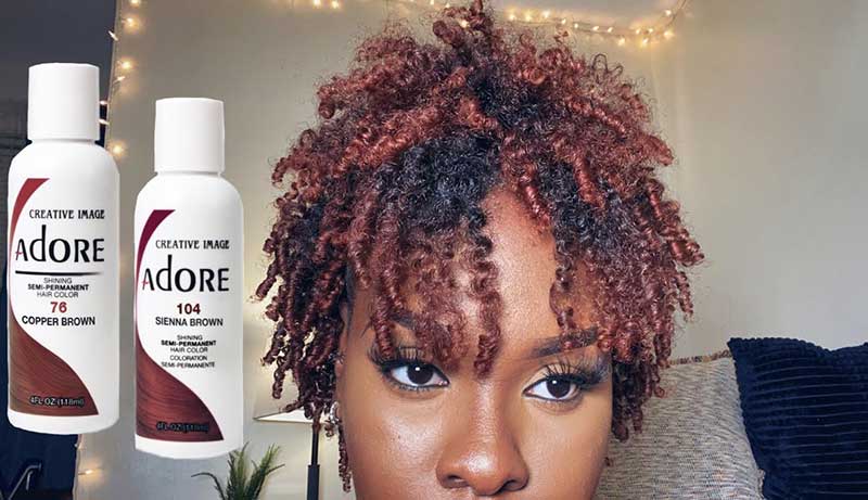 How to use Adore hair dye on bleached hair