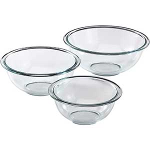 Pyrex Glass Mixing Bowls for Kitchen